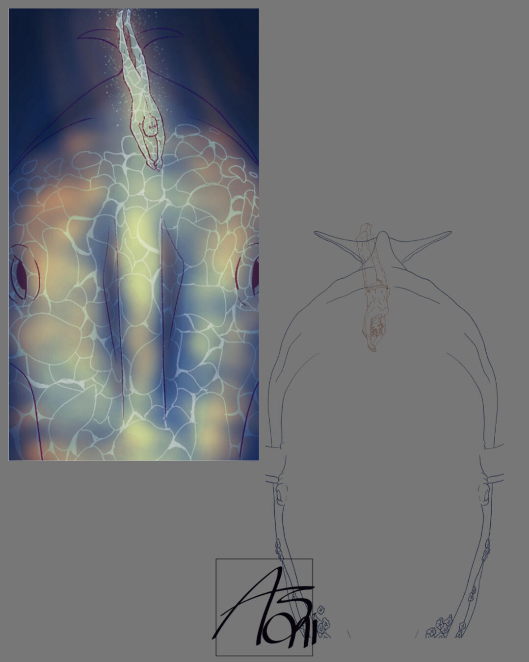 Project Melodia: Lineart