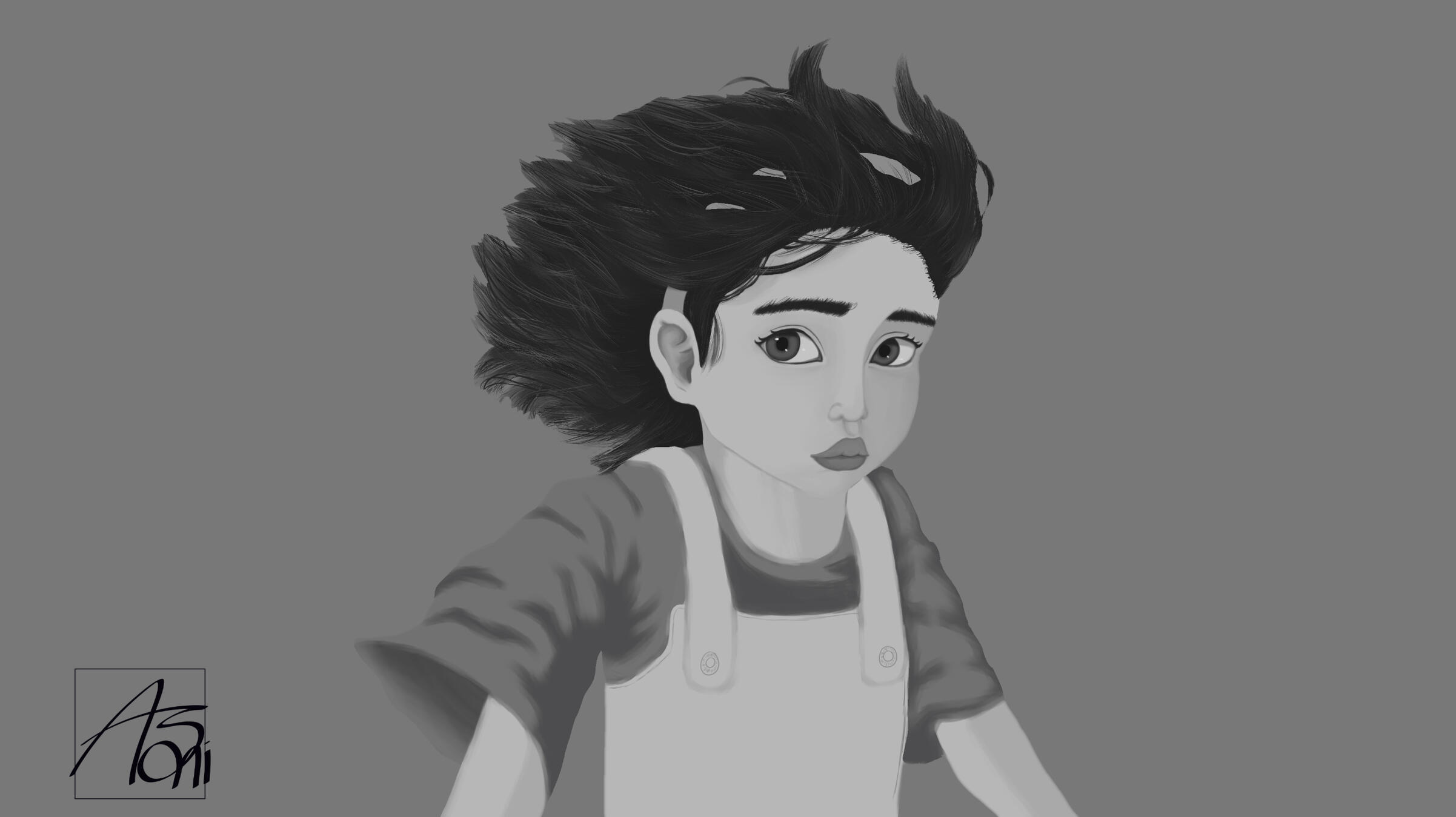 Semi-Realistic Portrait
