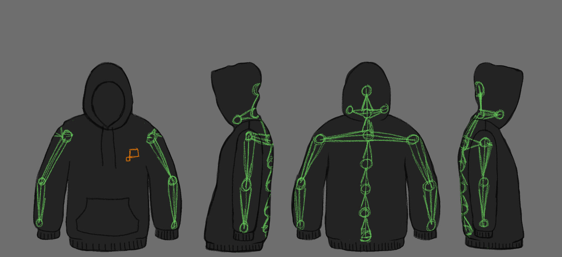 UNIAT Hoodies ver. D